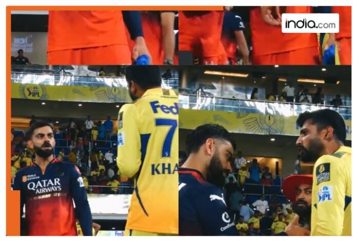 Chennai Super Kings,Royal Challengers Bengaluru,Virat Kohli,Khaleel Ahmed,MS Dhoni,Virat Kohli vs Khaleel Ahmed