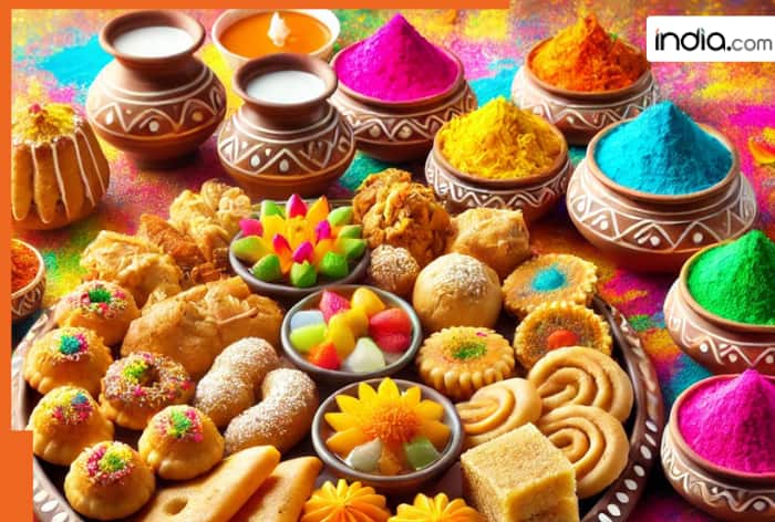 Holi 2025 Recipes: From Gujiya to Thandai, must-try dishes to celebrate the festival at home
