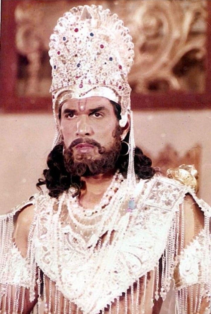 Mukesh Khanna is well know for playing Bhishma in the Mahabharata series by BR Chopra.