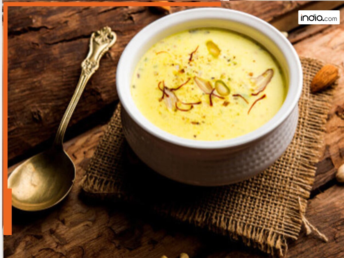 Kesar Pg Kesar Pista Phirni: इस ईद पर बनाना चाहते हैं कुछ 'स्पेशल' स्वीट डिश तो ...