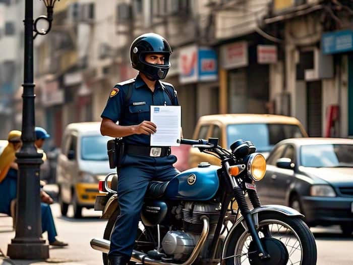 Bike Helmet Challan For 2025