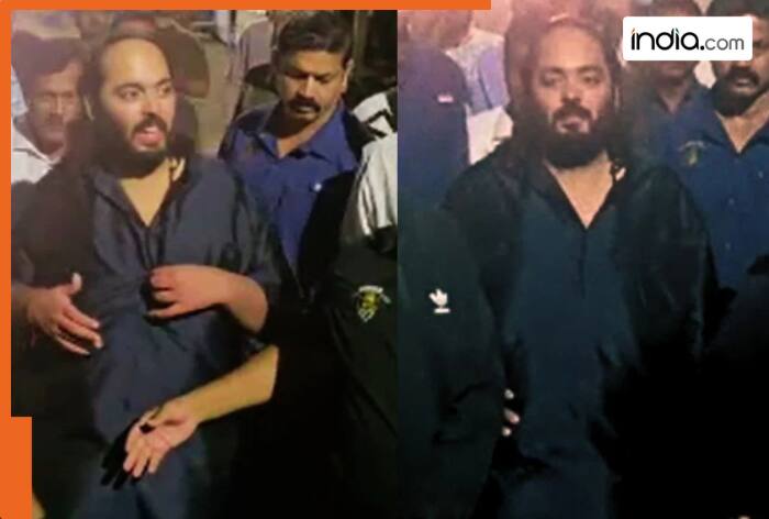 Mukesh Ambani and Nita Ambani's son Anant Ambani walks 140 km to reach Dwarka due to..., WATCH viral video 2 Mukesh Ambani and Nita Ambani's son Anant Ambani walks 140 km to reach Dwarka due to..., WATCH viral video