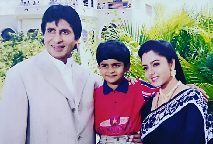 Soundarya with Amitabh Bachchan