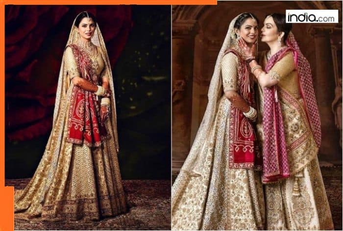 150 carat diamonds! World's most expensive wedding dress is costlier than Rs 90 crore gold lehenga worn by Mukesh Ambani's daughter Isha Ambani, its worth Rs...