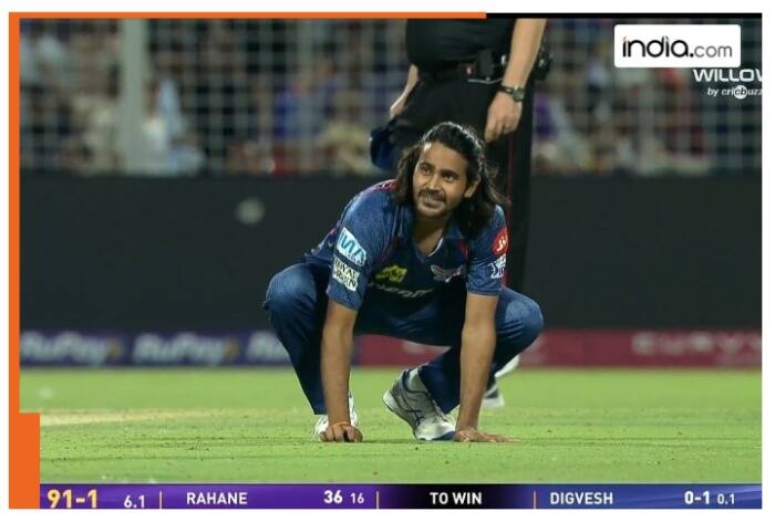 Digvesh Rathi, Digvesh Rathi new celebration, IPL 2025, KKR vs LSG, Sunil Narine