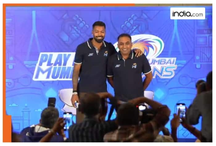 Hardik Pandya, IPL 2025, Hardik Pandya tense chat with Mahela Jayawardene, Pandya animated chat with Jaywardene, SRH vs MI IPL 2025, Sunrisers Hyderabad vs Mumbai Indians, Hardik Pandya loses cool on Jayawardene, MI head coach Mahela Jayawardene, MI captain Hardik Pandya, MI opt to bowl first, Mumbai Indians playing XI, Sunrisers Hyderabad playing XI