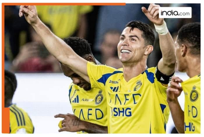 Cristiano Ronaldo, Al Nassr, Saudi Pro League, Al Nassr vs Al Riyadh, Cristiano Ronaldo stunning goal from volley, Cristiano Ronaldo goals vs Al Nassr, Saudi Pro League, Football News