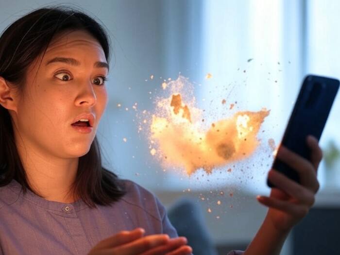 Phone Blast While Sleeping