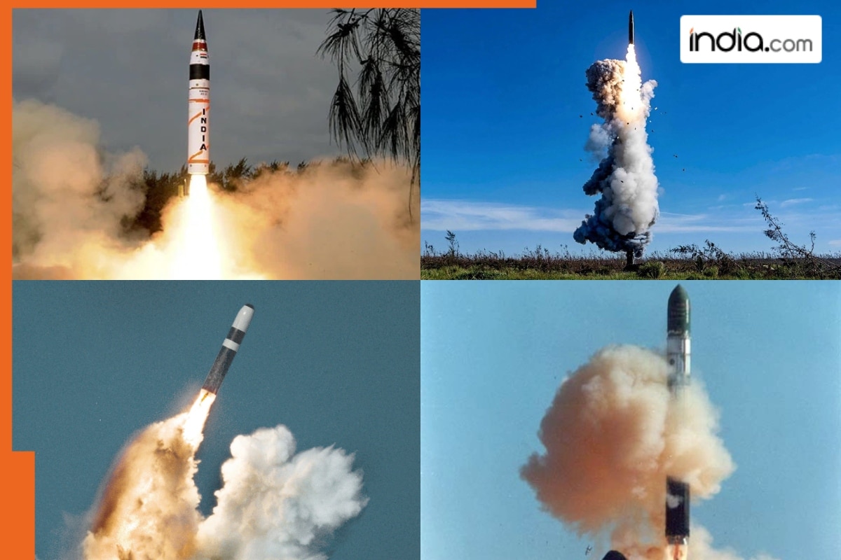 World’s Top 10 intercontinental ballistic missiles, China has 3, Pakistan 0, India has…, US on top with…