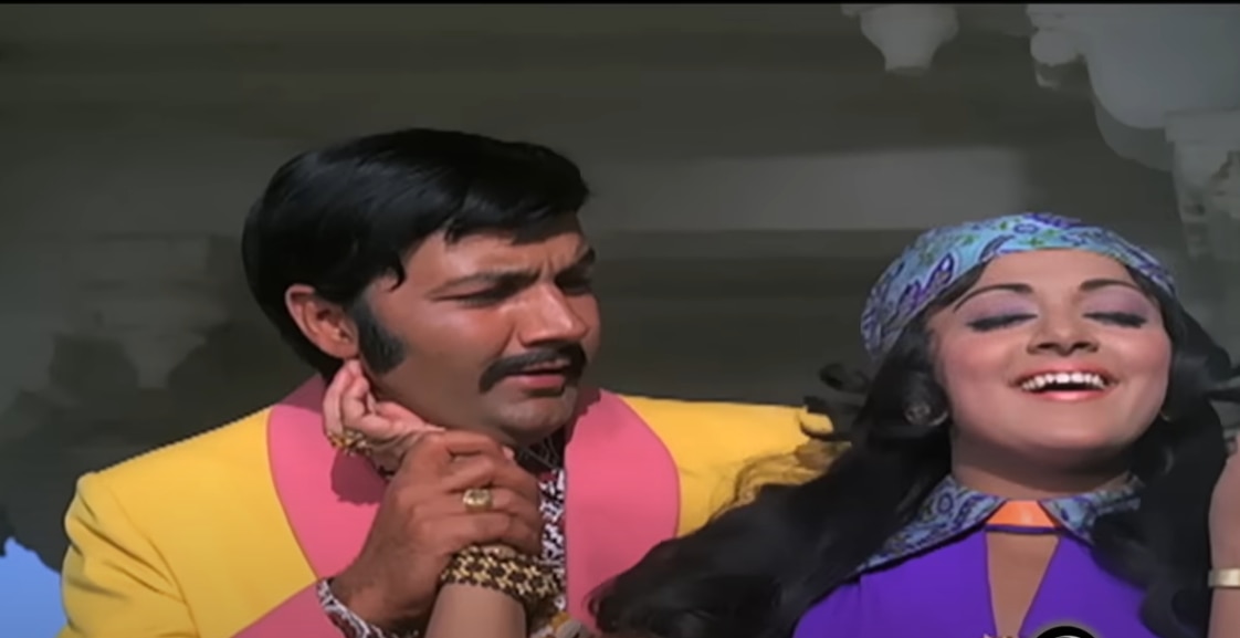 Hema Malini and Prem Chopra