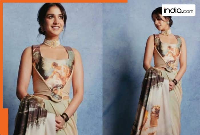 Radhika Merchant's stunning new look for Vivienne Westwood show (Rhea Kapoor/Instagram)