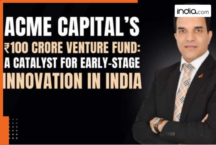 ACME Capital’s ₹100 Crore Venture Fund: A Catalyst for Early-Stage Innovation in India