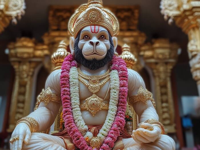 Ardhanarishvara Hanuman jee ki stree roop me pooja temple