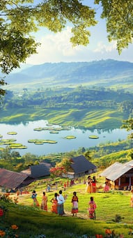 4,300 मीटर की ऊंचाई पर है ये झील, दोनों तरफ हैं बर्फ से ढके पहाड़