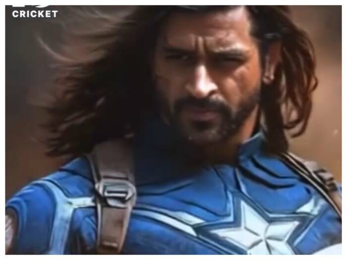 MS Dhoni As Captain America