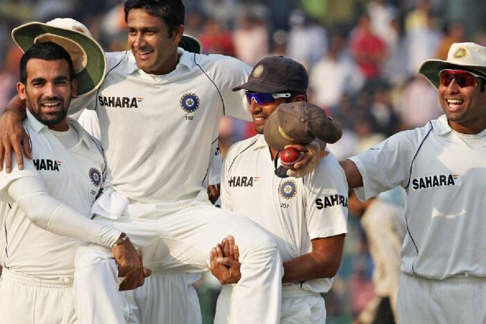 Anil Kumble Retirement Test AFP