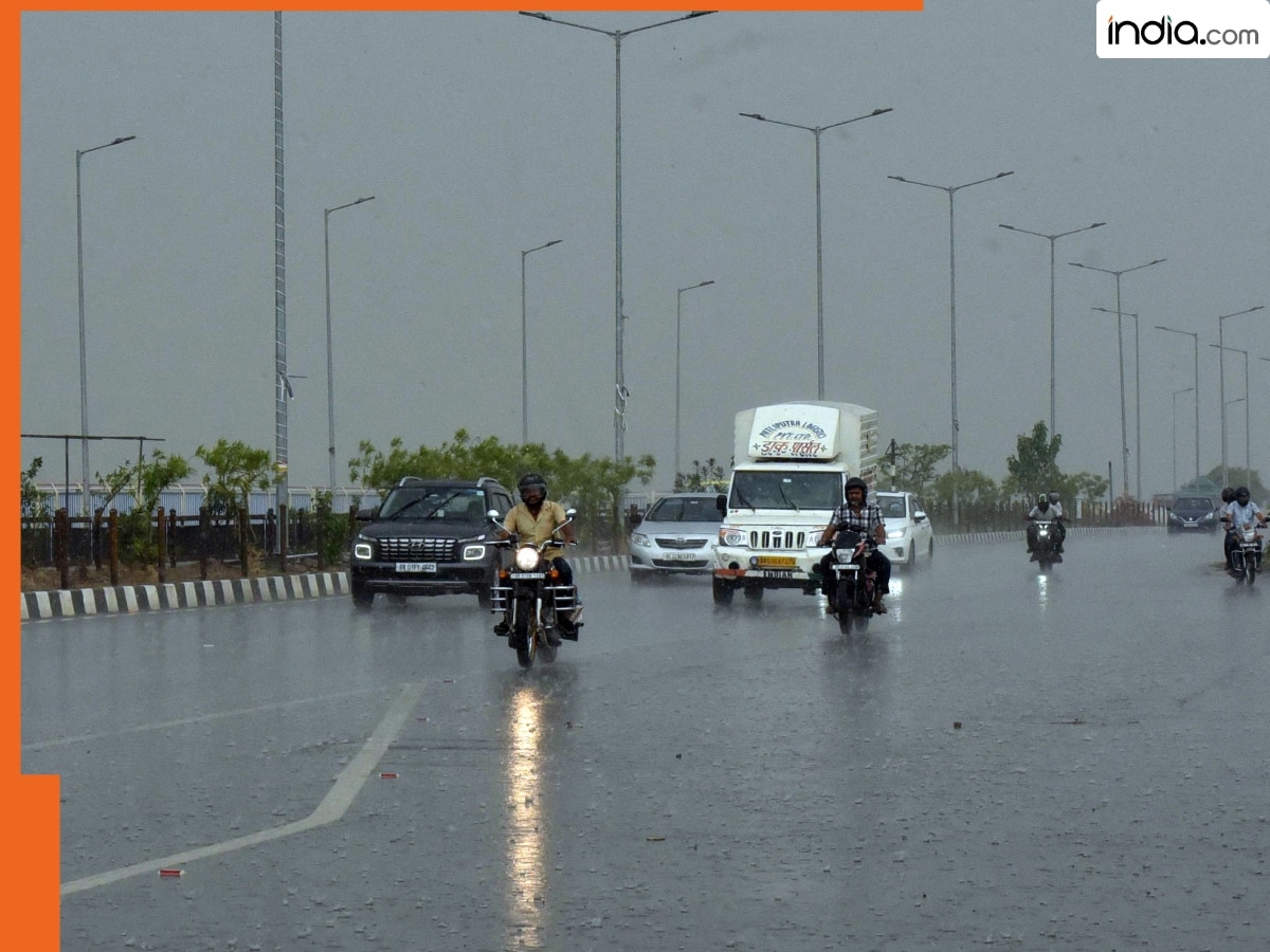 Delhi weather: Rains lash Delhi-NCR, residents get relief from scorching heat; IMD forecast says…