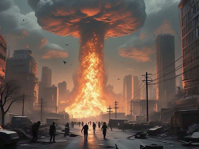 Karachi atomic bomb scenario