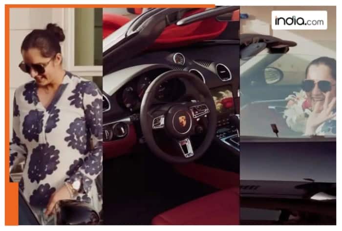Indian Tennis Star, Porsche, Sania Mirza, Sports Car, Tennis