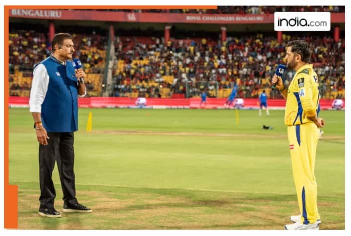 mahendra singh dhoni,ravi shastri,chennai super kings,royal challengers bengaluru,royal challengers bengaluru vs chennai super kings