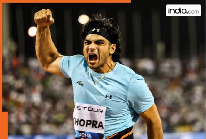 World champion javelin thrower,Qatar Sports Club Stadium,Neeraj Chopra,Julian Weber,javelin throw,Indian athletics,Doha Diamond League,Diamond League 2025,athletics season 2025,90m barrier