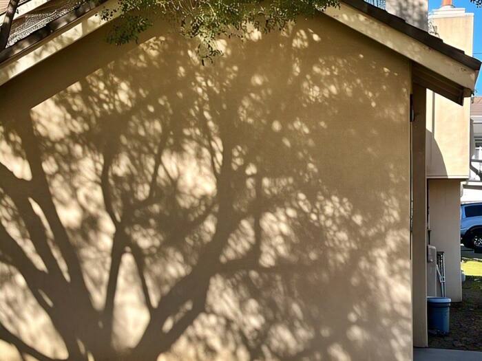 Negative effects of temple shadow on house