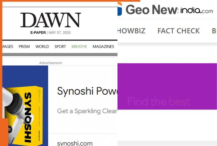 Operation Sindoor: Several Pakistani news websites including Dawn News and Geo News banned in India