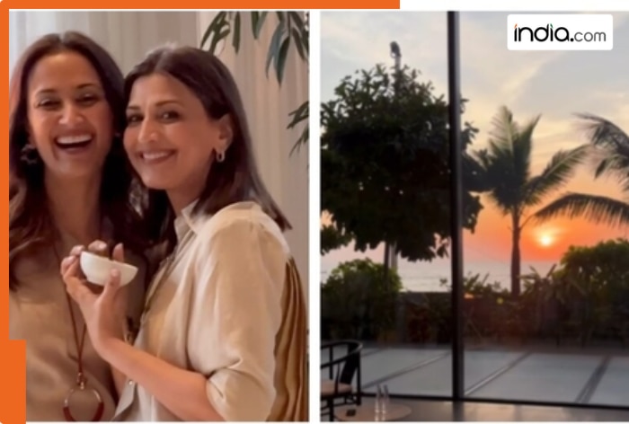 Inside details of Swades actress Gayatri Joshi’s luxurious sea facing Mumbai palatial home with huge glass doors, grand designs and more