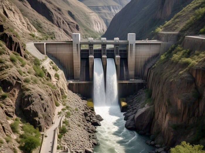 After Baglihar Dam India  opened gates of Salal Dam