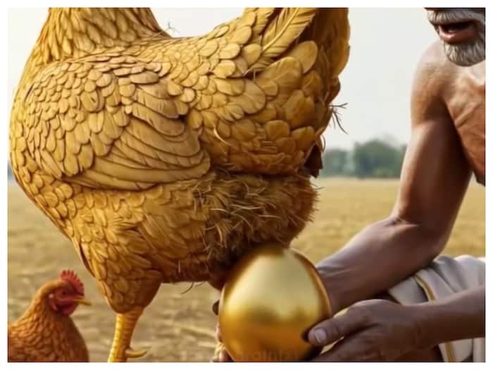 Hens Giving Golden Eggs