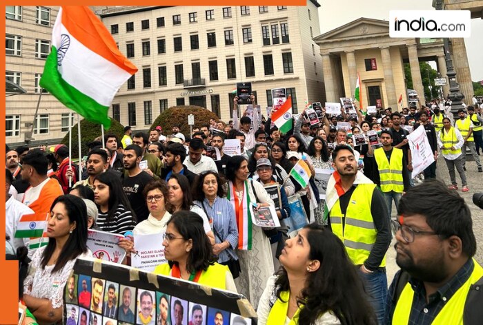 Protesting Major Indian diaspora holds major protest in Berlin against Pahalgam terror ...