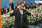 Met Gala 2025: Shah Rukh Khan makes ‘Baadshah’ style debut in Sabyasachi suit and huge ‘K’ pendant, see viral pics