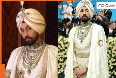 Met Gala 2025: Diljit Dosanjh makes Punjabis proud with his Maharaja-style Patiala sherwani, Gurmukhi cape and turban, see pics