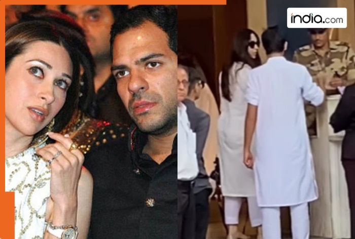 Sunjay Kapur funeral: Karisma Kapoor flies to Delhi for ex-husband’s last rites, with kids Samaira, Kiaan; Kareena, Saif Ali Khan expected to attend, watch video