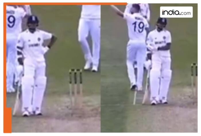yashasvi jaiswal,india A vs england lions,jaiswal practice match,jaiswal out,yashasvi jaiswal out,yashasvi jaiswal india A