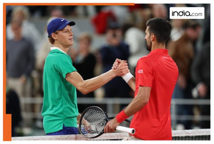 novak djokovic,jannik sinner,french open,french open 2025,djokovic vs sinner