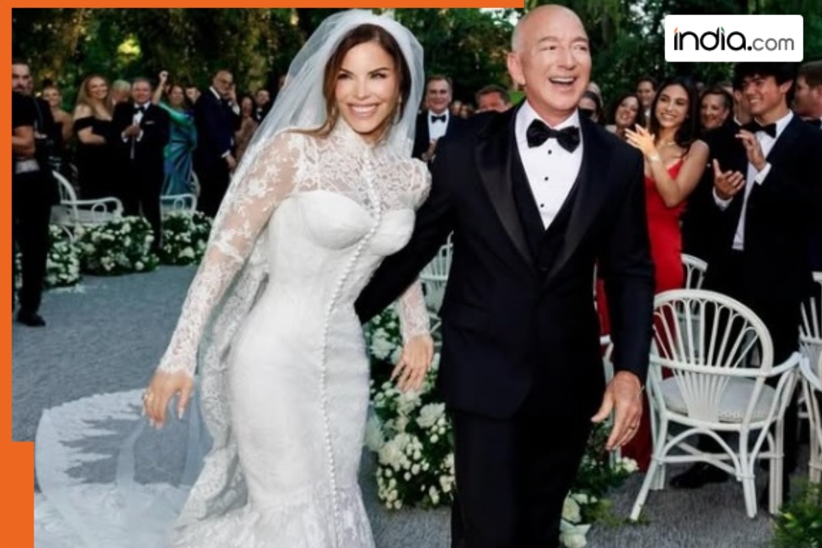 Jeff Bezos-Lauren Sanchez Wedding: Amazon boss ties the knot, first photos go viral