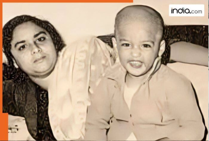 This child sitting with his mother is now a famous name in Bollywood, can you recognise him? His name is…