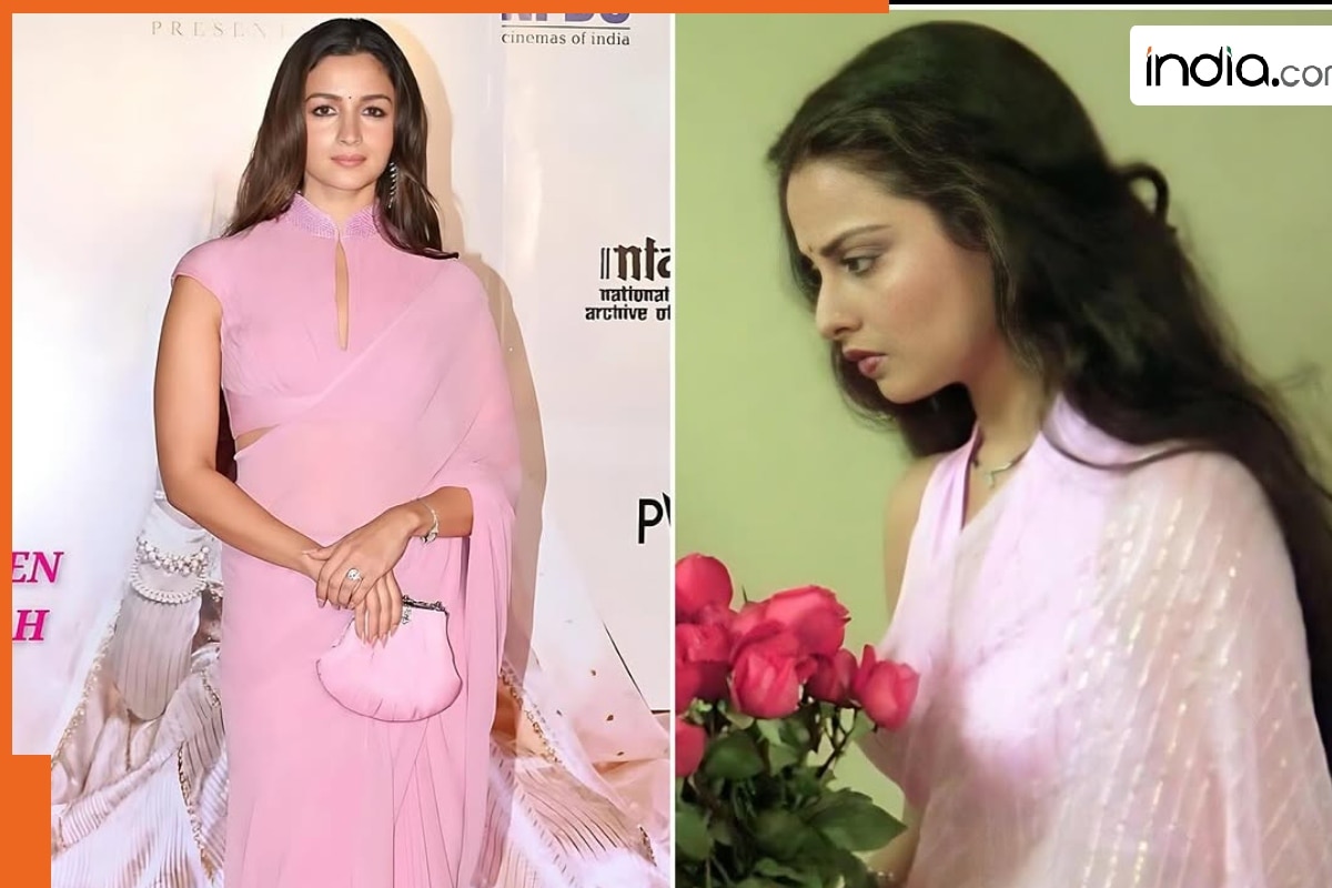 Alia Bhatt looks breathtaking gorgeous as she channels Rekha character