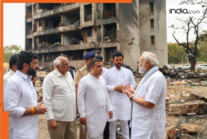 Air India Ahmedabad plane crash LIVE updates: PM Modi inspects crash site, meets injured, reviews rescue and relief operations