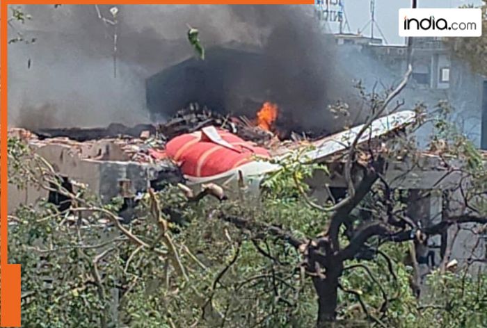 Ahmedabad plane crash: Air India plane erupts into ball of fire as it hits ground; watch terrifying videos