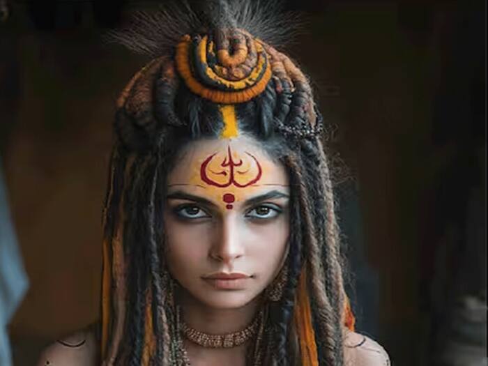 Women naga sadhu