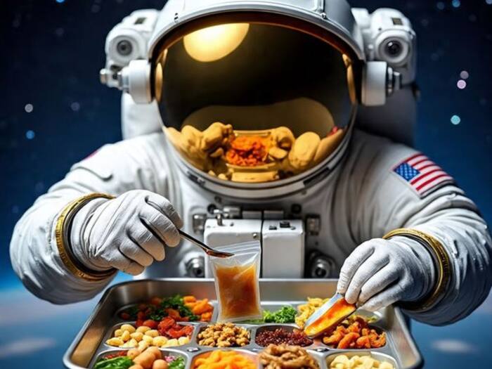 Astronaut eating schedule in Space