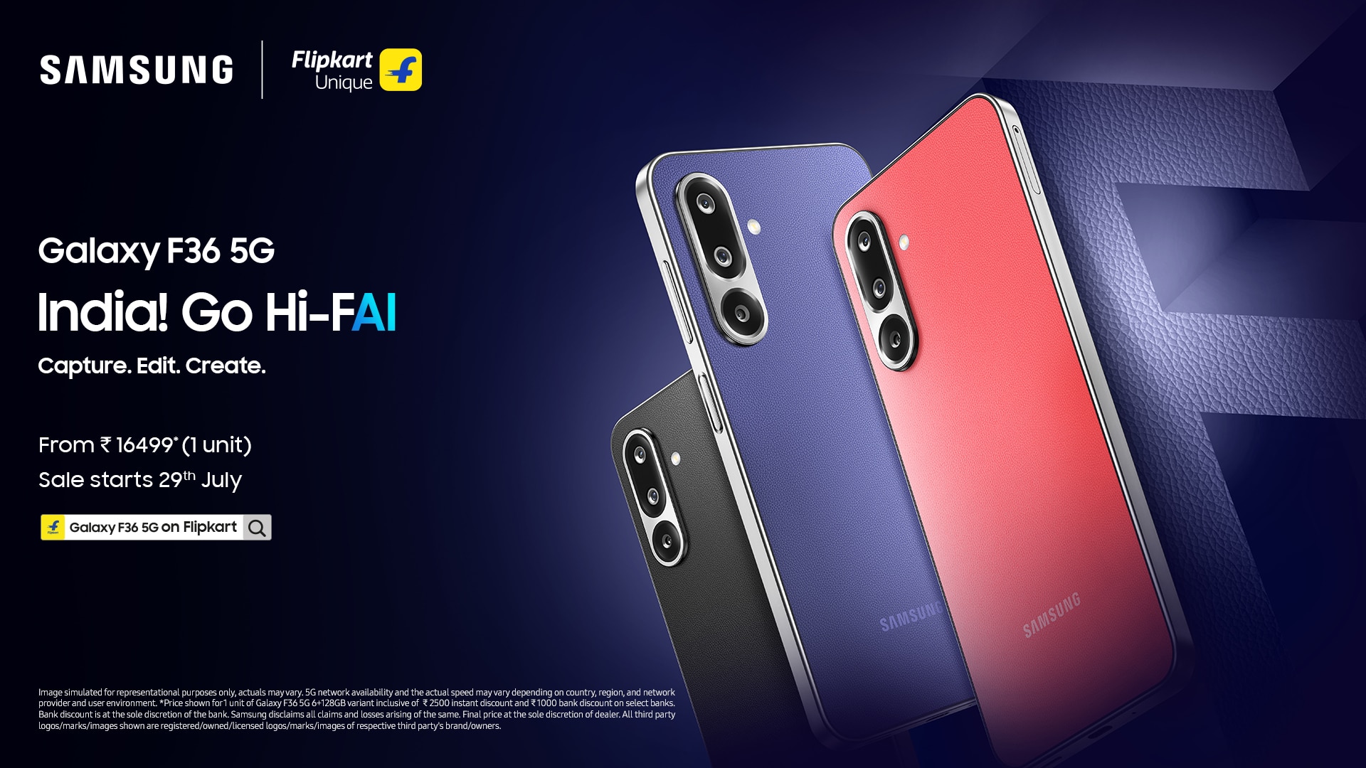 Samsung brings Galaxy F36 5G with premium design, AI capabilities and industry-leading camera in India