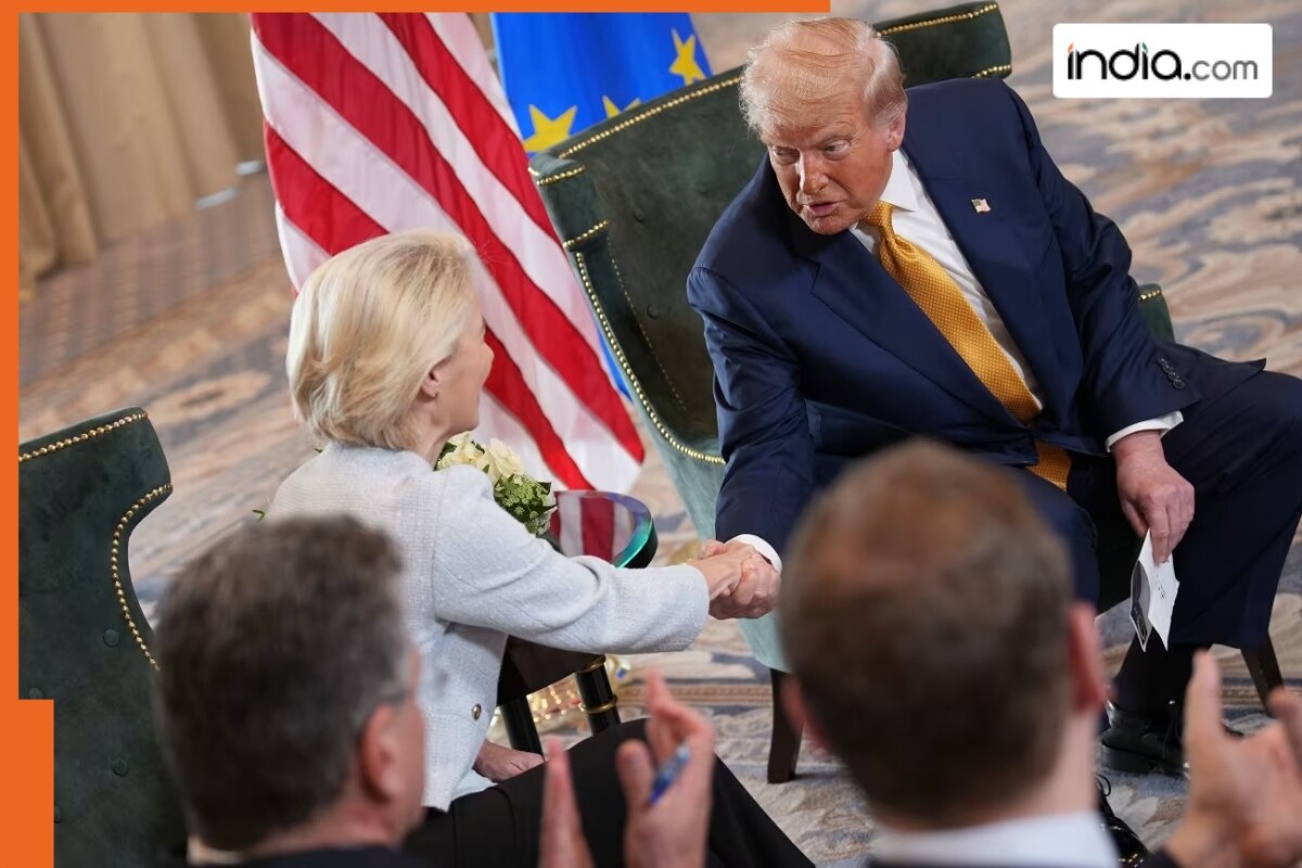 Donald Trump closes ‘biggest ever’ trade deal with European Union; US ...