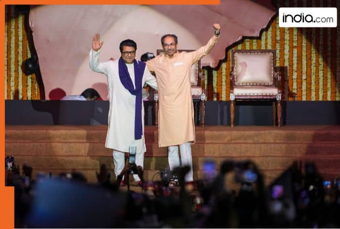 Uddhav and Raj Thackeray share stage after almost 20 years, vow to save 'Marathi linguistic identity' at all costs | Key highlights