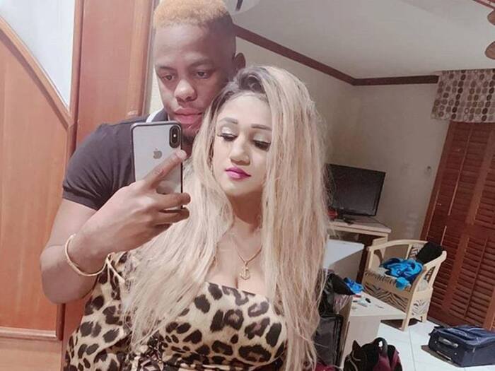 Shimron Hetmyer with his Girlfriend Nirvani Umrao