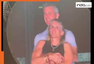 Astronomer CEO Andy Byron, Kristin Cabot caught in new viral 'lip-lock'  moment before Coldplay concert began – Watch video