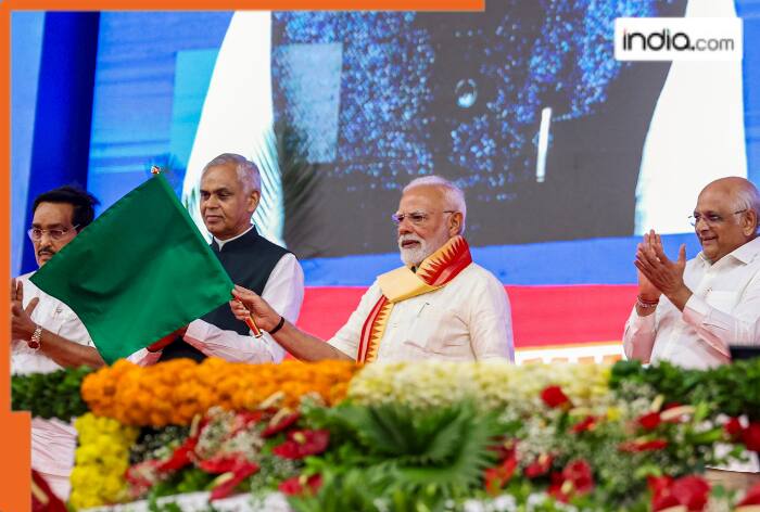 PM Modi launches Rs 5,400-crore development projects in Gujarat, promises GST reform gift by Diwali