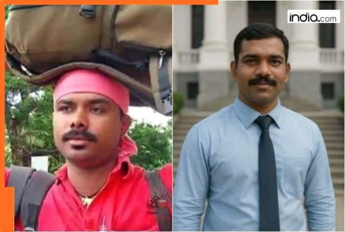 Meet man, worked as coolie, used railway station Wi-Fi to study, became IAS officer after clearing UPSC exam, his AIR was...